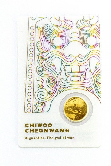 Chiwoo Cheonwang 1/10 oncia d'oro 2018 (bianco)