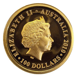 Australian Koala 1 oz Gold 2010 Proof High Relief
