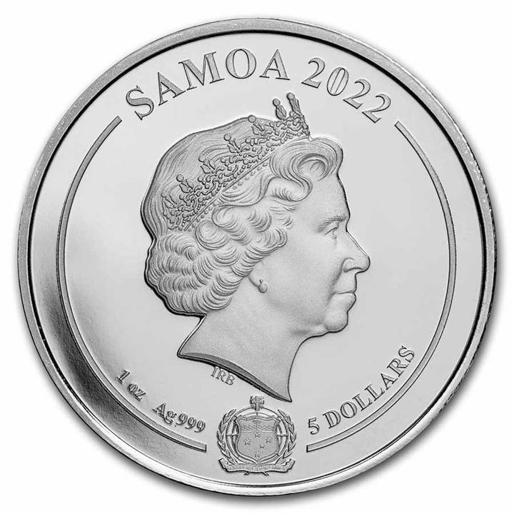 Samoa: Looney Tunes - Bugs Bunny 1 oncia d'argento 2022 Proof