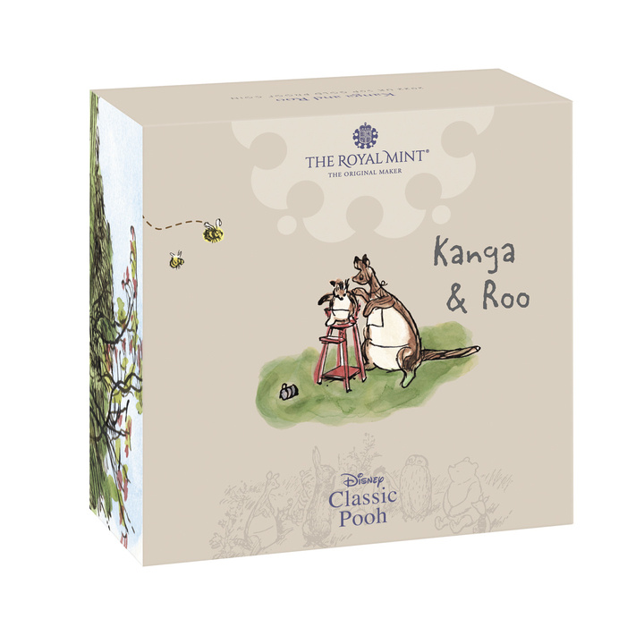 Winnie the Pooh - Canguro y Niño Pequeño Oro 2022 Proof