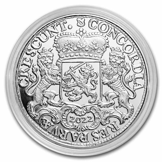 Hollandia: Ducaton Rider Restrike 1 uncia ezüst 2022
