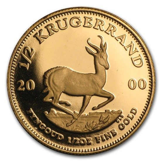 Krugerrand 1/2 once d'or 2000 Proof