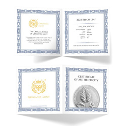 Beech Leaf 1 oncia d'argento 2023