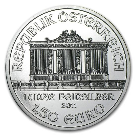 Wiedeński Filharmonik 1 uncja Srebra 2011