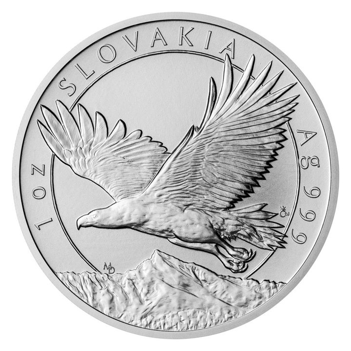 Zestaw 2 monet Niue: Czech Lion and Slovakia Eagle 2 x 1 uncja Srebra 2023