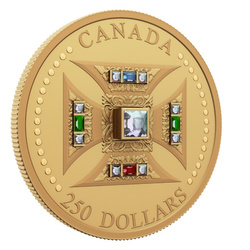 Canada: 1947 Foglia d'Acero Mark 5 Cent dorato Argento 2023 Proof