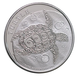 Niue: Hawksbill Turtle 1 oz Silver 2016