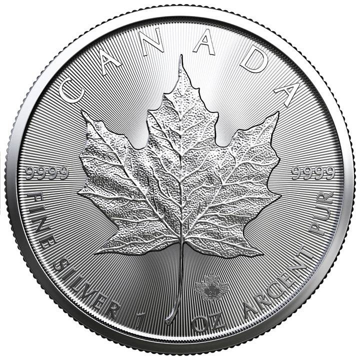 Feuille d'érable canadienne 31,19 grammes d'argent 2023 (pièce présentant un défaut visible)
