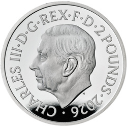 The Royal Tudor Beasts: Lvice královny 2 x 1 unce Stříbra 2026 Proof/Matte Proof