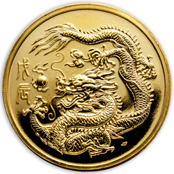 Singapur: Rok draka 1 unce zlata 1988