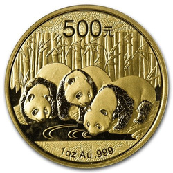 Chińska Panda 1 uncja Złota 2013