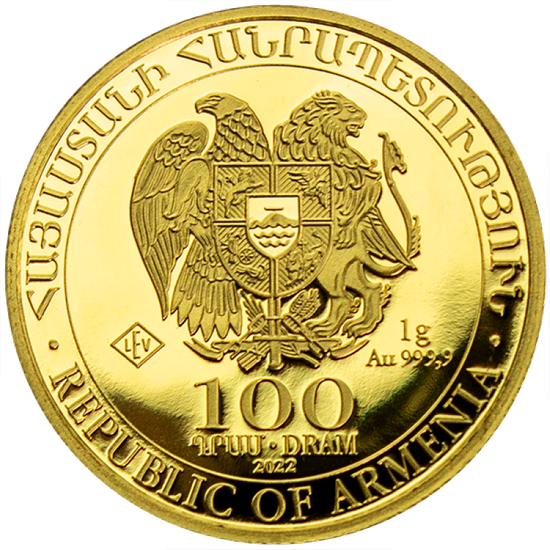 Noah's Ark 1 gram Gold 2022