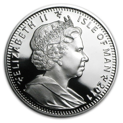 Isle of man Katzen-Serie: Türkisch Angora 1 oz Silber 2011 Proof