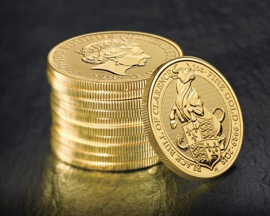 The Queen’s Beasts: The Black Bull of Clarence 1 oz Gold 2018