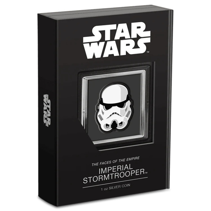 Niue: Star Wars The Faces of the Empire - Imperial Stormtrooper colored 1 oz Silver 2021 Proof