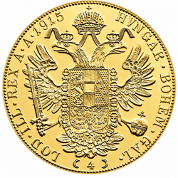 4 Dukaty Austriackie 1915 „Czworak" (Brand New)