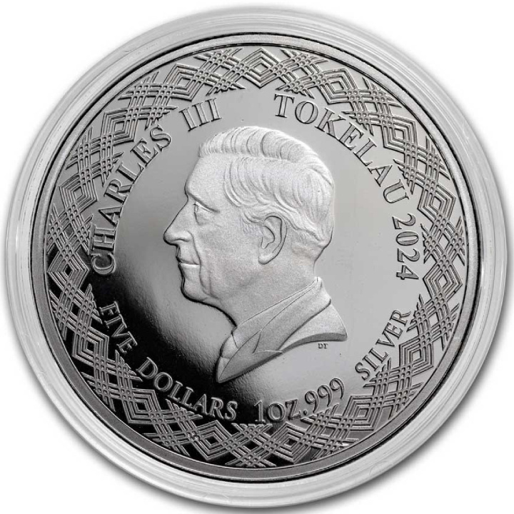 Tokelau: Serie Zodiacale - Sagittario 1 oncia d'argento 2024