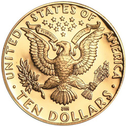 Los Angeles Olympiad Runners $10 Złoto 1984