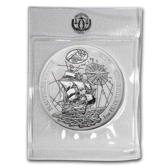 Nautical Ounce: HMB Endeavour 1 oz Silver 2018