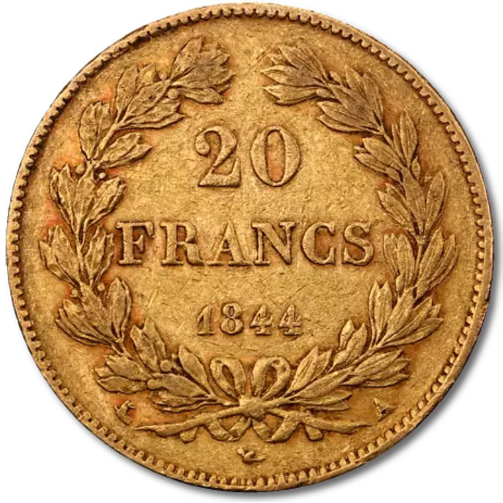 Francja, 20 Franków Ludwik Filip I 1830-1848