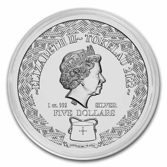 Tokelau: Zodiac Series - Pisces 1 oz Silver 2022 (Milk Spot)