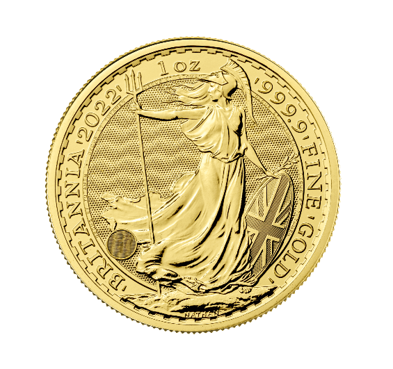 Britannia 1 uncja Złota 2022