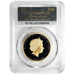 Cook Islands: Spider-Man Homecoming 1 uncja Złota 2017 Black Proof PCGS PR69 DCAM First Day of Issue