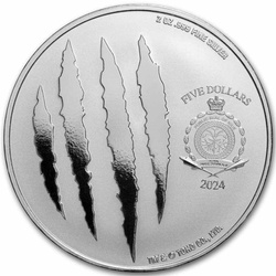 Niue: Godzilla vs Monsters - Mechagodzilla coloured 2 oz Silber 2024