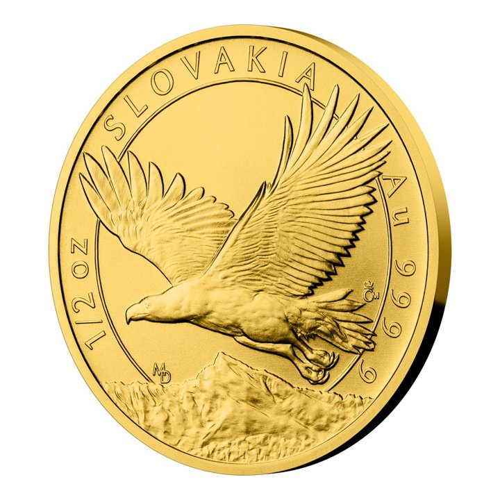 Niue: Slovakia Eagle 1/2 uncji Złota 2023