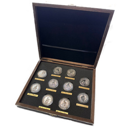 The Queen’s Beasts: Set of 10 coins 2 oz Silver 2016-2020