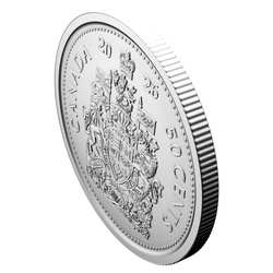 Canadá: "Coat of Arms" 50 centavos 2026