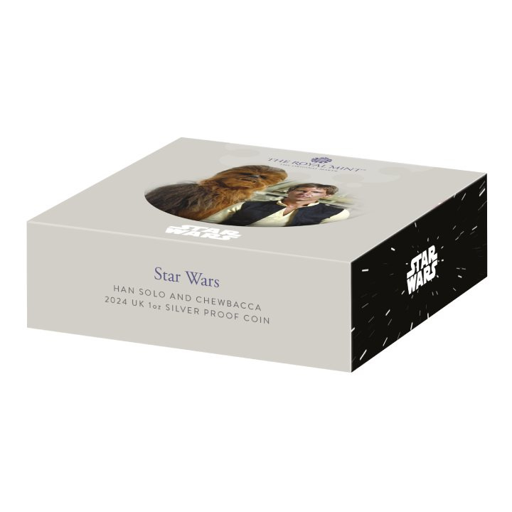 Star Wars: Han Solo and Chewbacca 1 oz Silver 2023 Proof