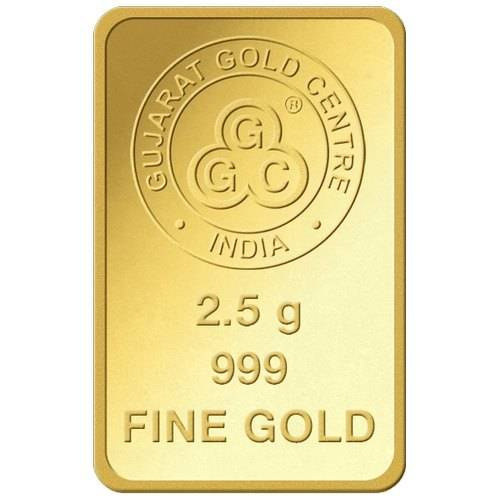 Lingote de oro sin clasificar de 2,5 gramos