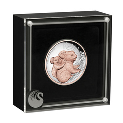 Australijska Koala pozłacana 5 uncji Srebra 2023 Proof High Relief