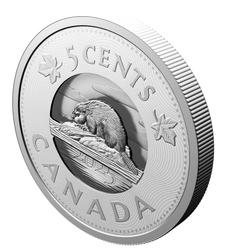 Canada: Multilayered Beaver 5-cent Silber 2025 Proof 