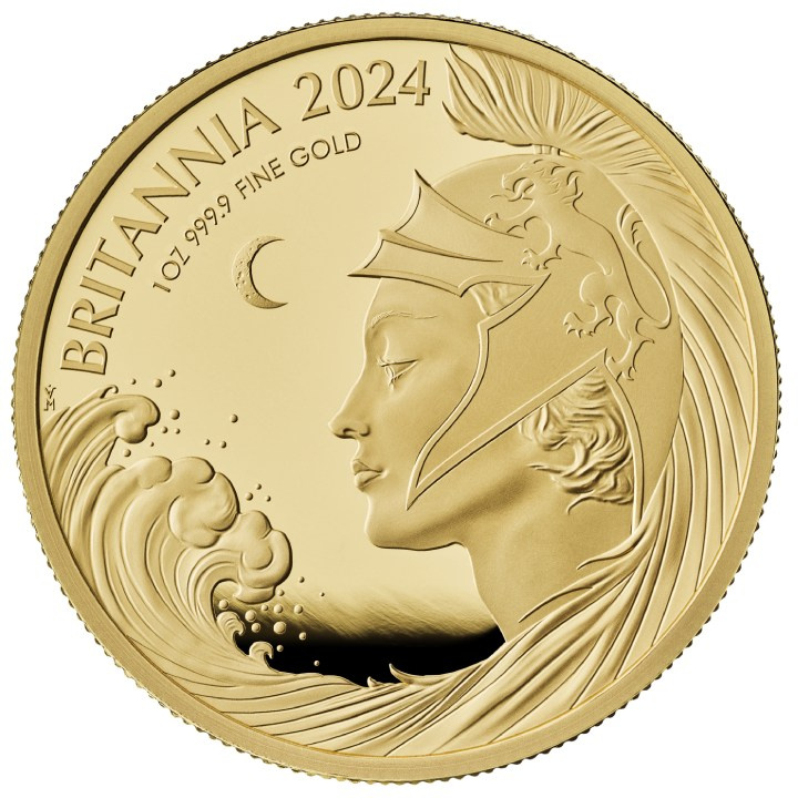 Set di 6 monete Premium Britannia Oro 2024 Proof