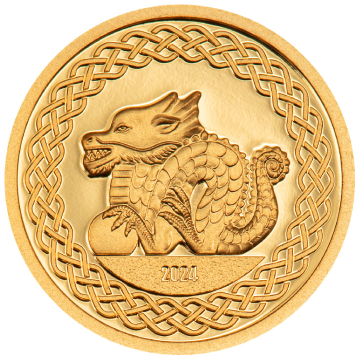  Mongolia: Great Dragon 0,5 g Gold 2024 Proof 