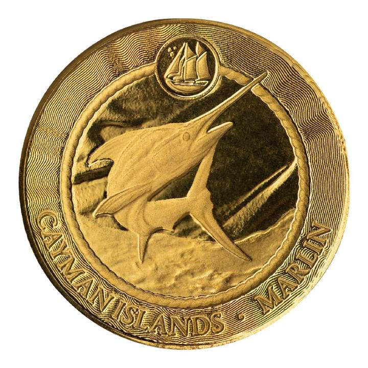 2025 Cayman Islands Marlin 1/10 oz Gold Coin