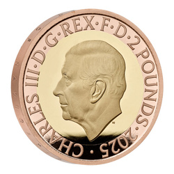 Set di 5 monete Regno Unito Oro 2025 Proof Commemorative Coin