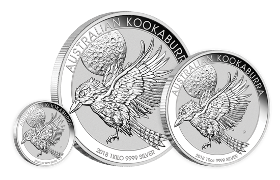 Kookaburra 1 uncja Srebra 2018