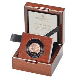 Wielka Brytania: The Coronation of His Majesty King Charles 1/2 Sovereign 2023 Proof