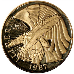 Bicentenaire de la Constitution 5 d'or 1987