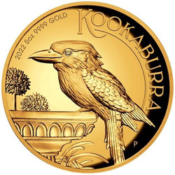 Kookaburra 5 oz Gold 2022 Proof High Relief