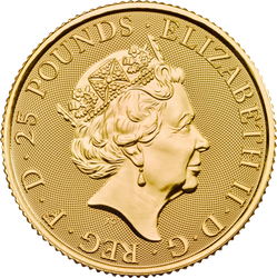 Royal Mint: Lunar - A kutya éve 1/4 uncia arany 2018