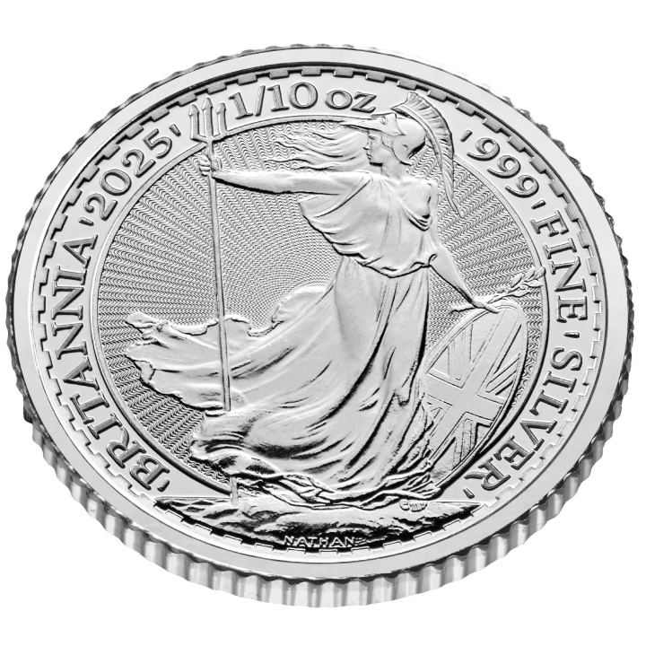 Britannia 1/10 oncia d'argento 2025