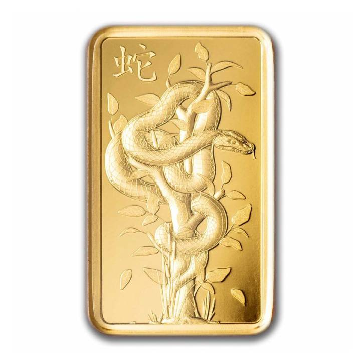 PAMP Lunar Legend: Weiße Schlange 5g Goldbarren 2025