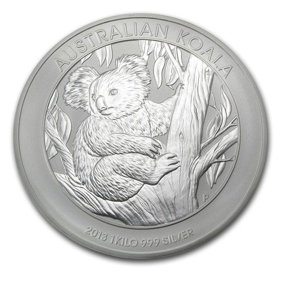 Koala 1000 gramů stříbra 2013