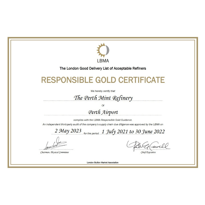 The Perth Mint 100 g Gold Bar