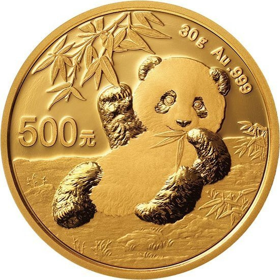 Kínai panda 30 gramm arany 2020