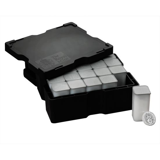 Les bêtes de la reine : Le lion blanc des Mortimer 2 onces d'argent LOT DE 200 PIÈCES 2020